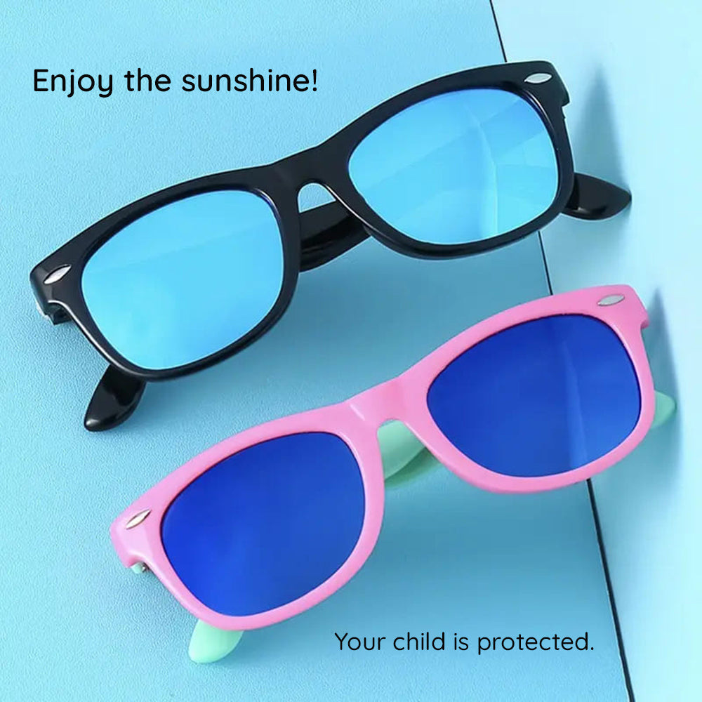 Ochelari De Soare Copii Techsuit D802, Polarizati, Protectie UV, Portocali