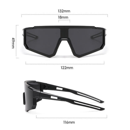 Ochelari De Soare Copii Techsuit R601, Polarizati, Protectie UV, Negri Portocalii Galbeni