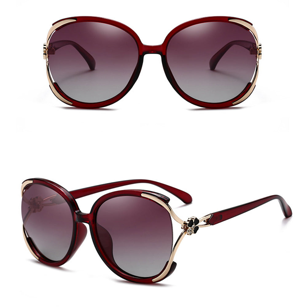 Ochelari De Soare Dama Techsuit 1384, Polarizati, Protectie UV, Rosii