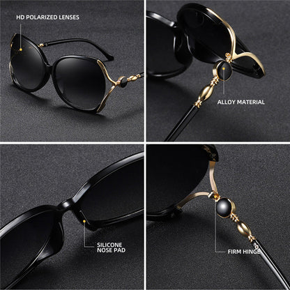 Ochelari De Soare Dama Techsuit 1722, Polarizati, Protectie UV, Maro