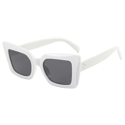 Ochelari De Soare Dama Techsuit 5277, Albi Gri