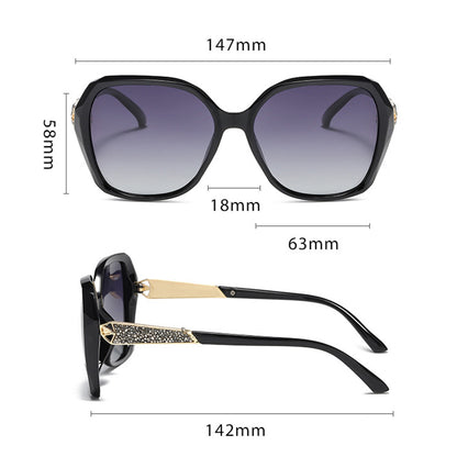 Ochelari De Soare Dama Techsuit 5599, Polarizati, Protectie UV, Negri Gri