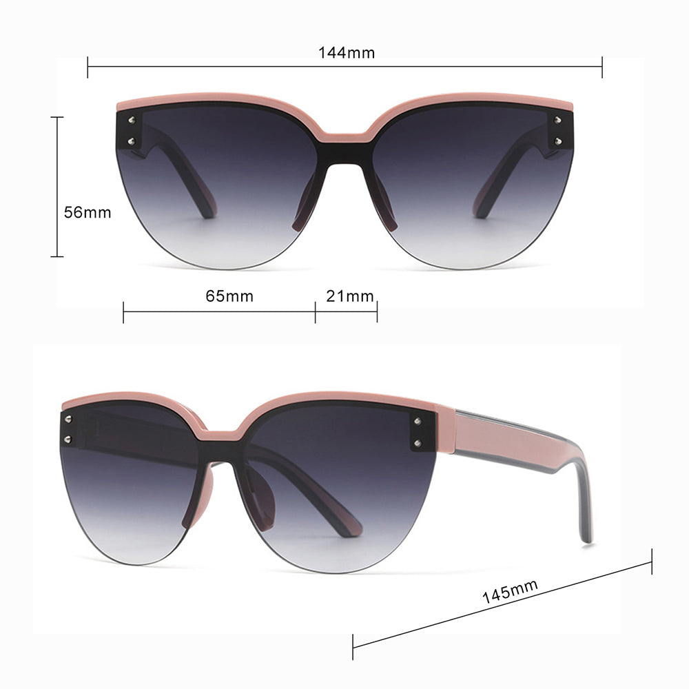 Ochelari De Soare Dama Techsuit 6506, Negri Gri