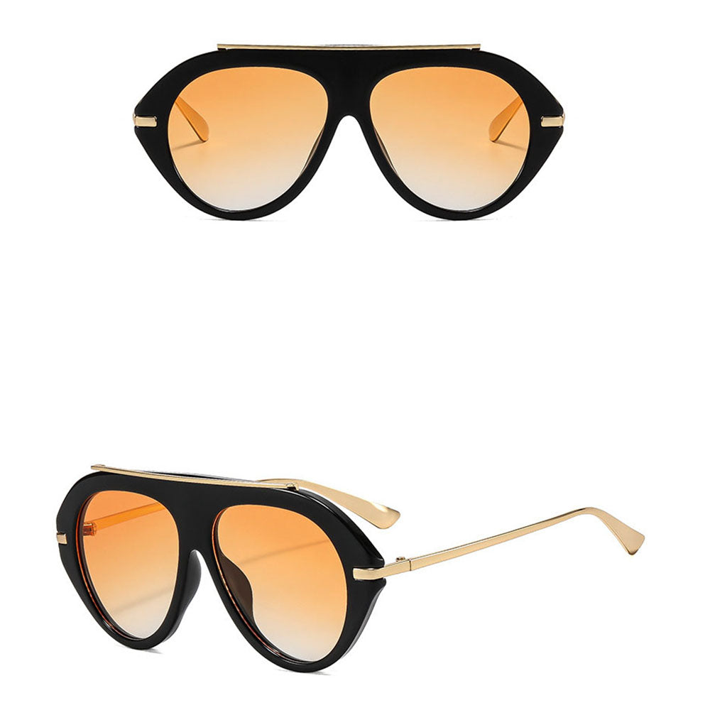 Ochelari De Soare Dama Techsuit 8092, Negri Portocalii