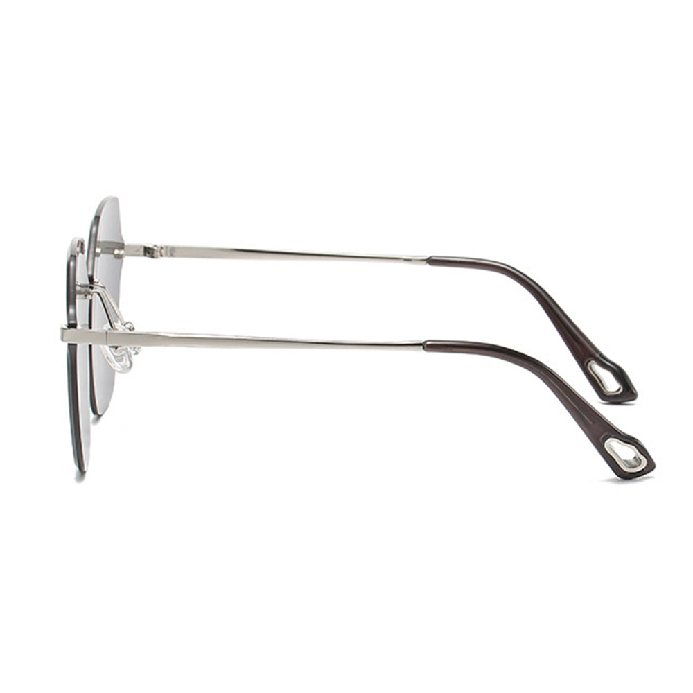 Ochelari De Soare Dama Techsuit 8195, Argintii Gri