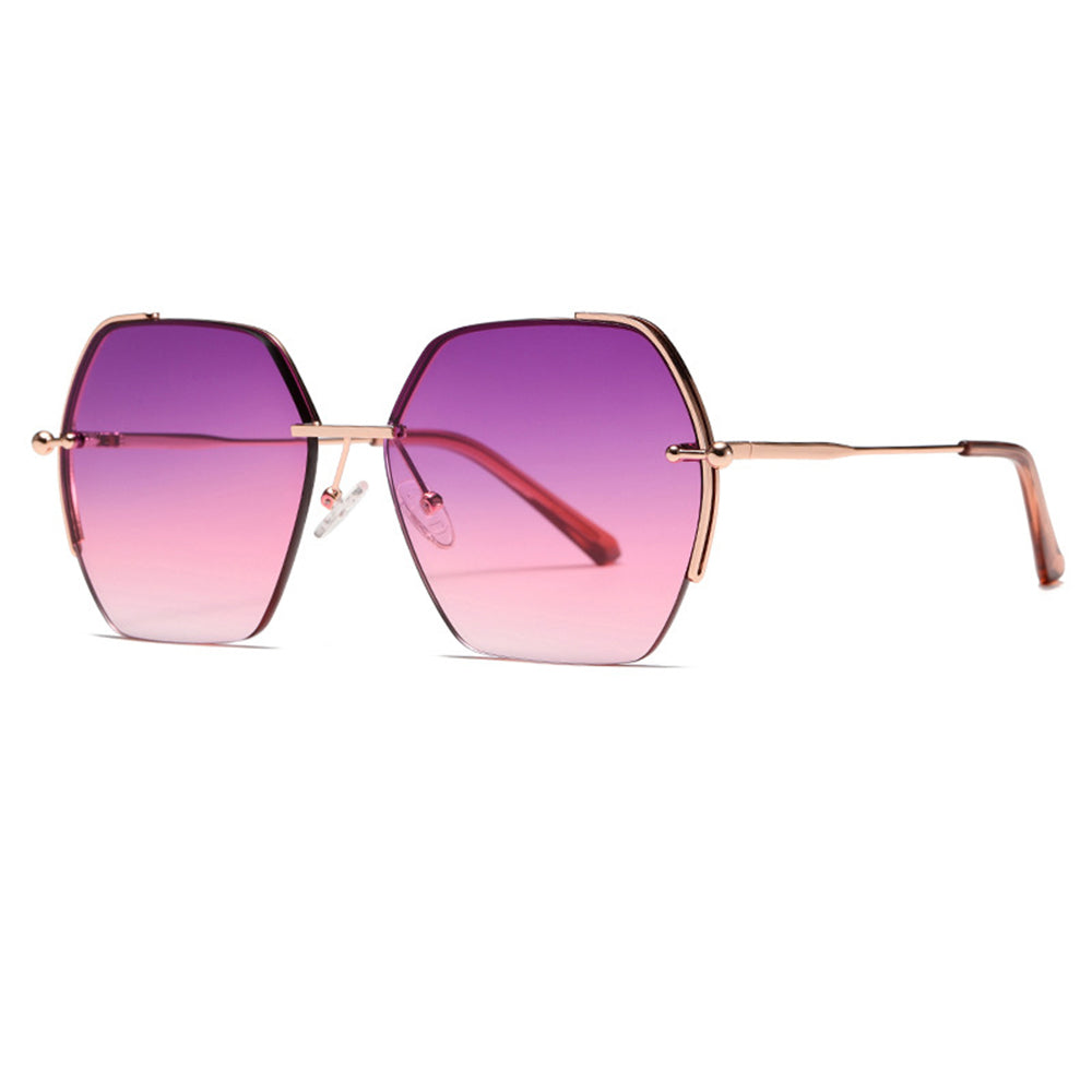 Ochelari De Soare Dama Techsuit 8561, Roz Aurii Mov Rosu