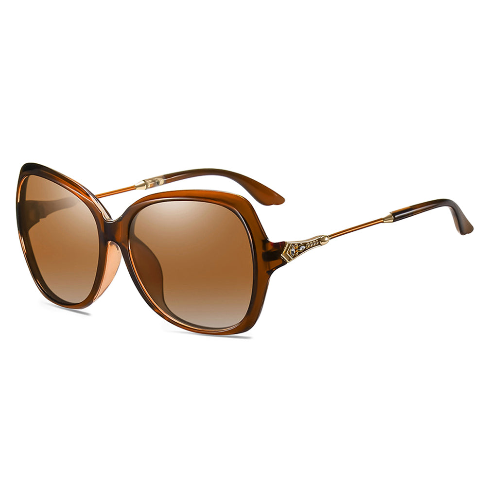 Ochelari De Soare Dama Techsuit 8881, Polarizati, Protectie UV, Maro