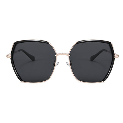 Ochelari De Soare Dama Techsuit 9768, Polarizati, Protectie UV, Negri Argintii Gri
