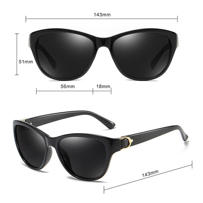 Ochelari De Soare Dama Techsuit A572, Polarizati, Protectie UV, Negri Gri Gradient