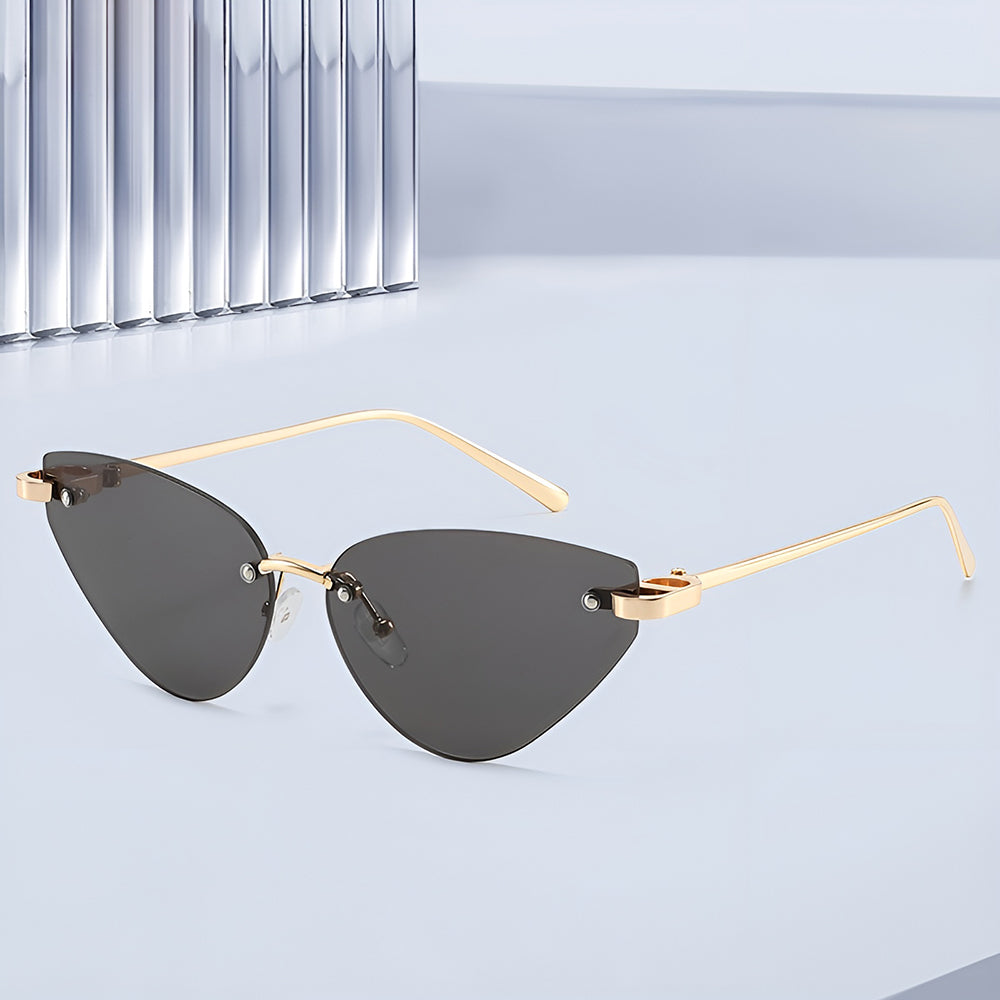 Ochelari De Soare Dama Techsuit S099, Aurii Maro
