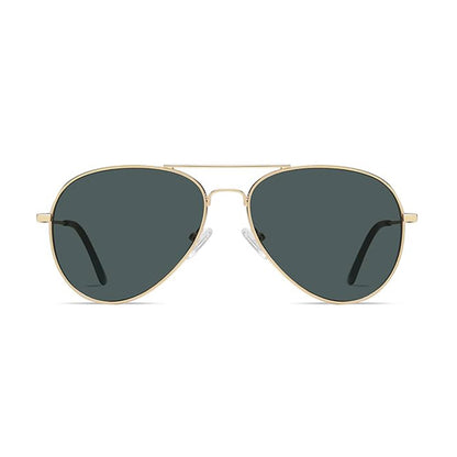 Ochelari De Soare Unisex Techsuit 3025, Protectie UV, Aurii Verzi
