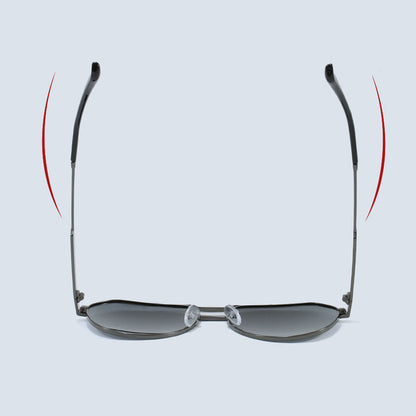 Ochelari De Soare Unisex Techsuit 8622, Polarizati, Protectie UV, Aurii