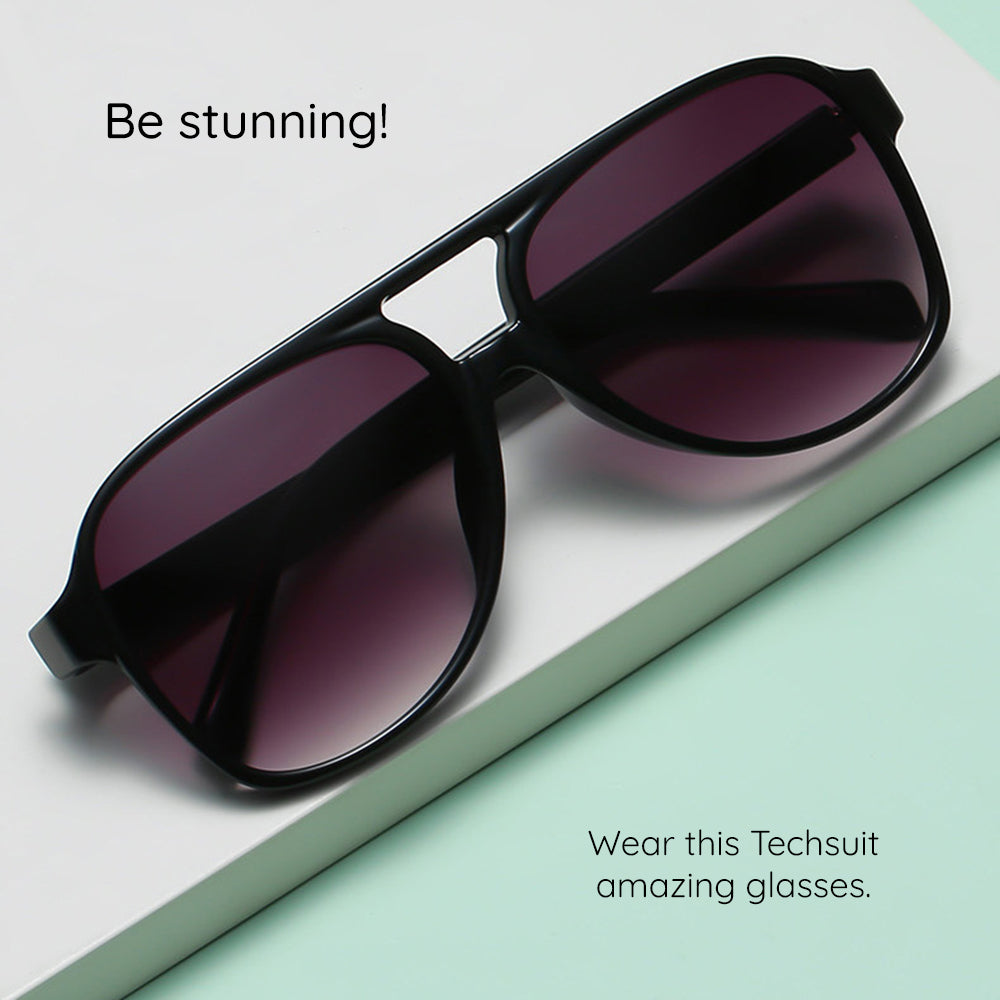 Ochelari De Soare Unisex Techsuit 98061, Protectie UV, Maro Bej Portocali