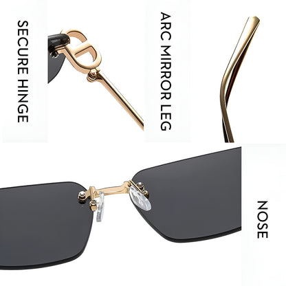 Ochelari De Soare Unisex Techsuit S098, Aurii Albastrii Verzi