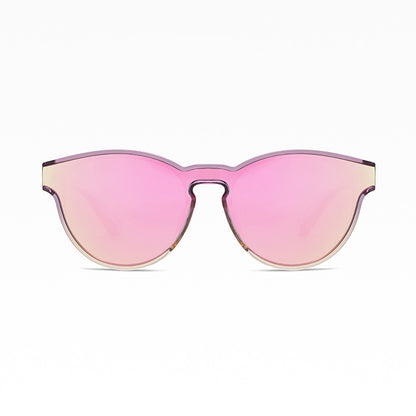 Ochelari De Soare Unisex Techsuit TR7545, Polarizati, Protectie UV, Mov Galbeni Roz