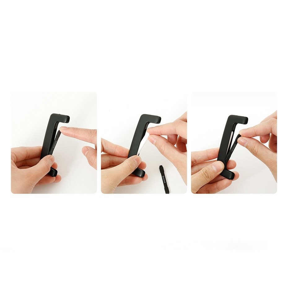Odorizant Auto Baseus Paddle Ultrathin, Negru SUXUN-BP01