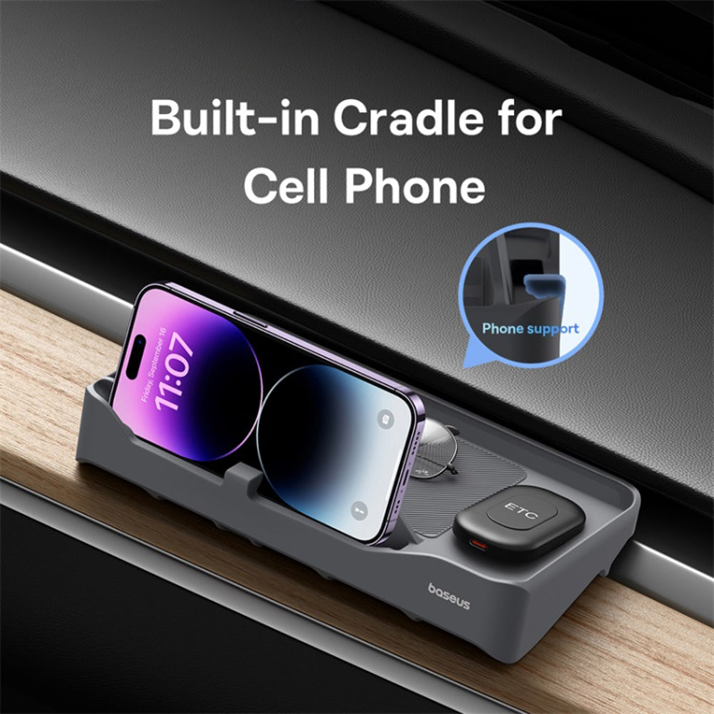 Organizator Auto cu cititor card ETC Baseus T-Space pentru masina Telsa C20251301811-00