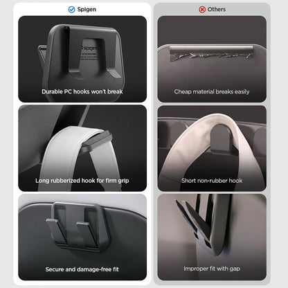 Organizator Auto Spigen cu montare pe spatele scaunului pentru Tesla Y / 3, Set 2 bucati ACP11563