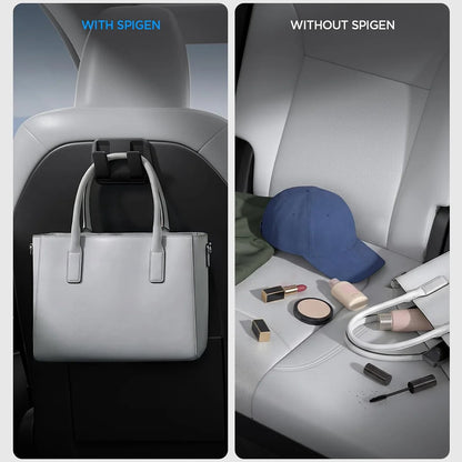 Organizator Auto Spigen cu montare pe spatele scaunului pentru Tesla Y / 3, Set 2 bucati ACP11563