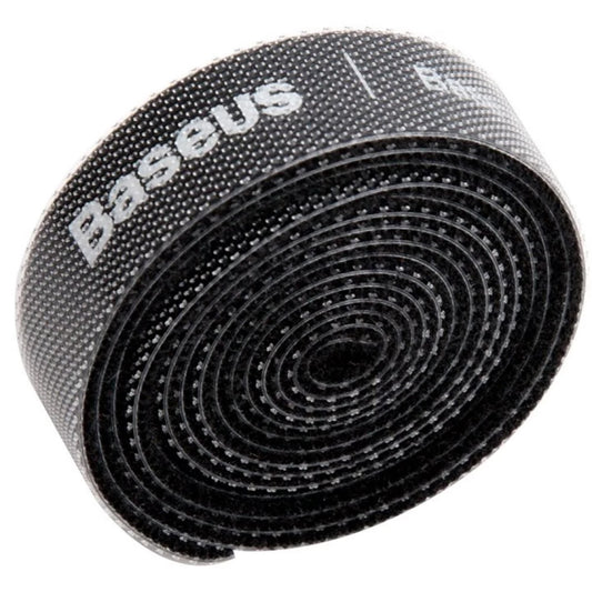 Organizator Cabluri Baseus Circle, Velcro, 1m, Negru ACMGT-E01