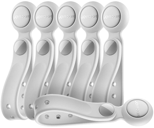 Organizator Cabluri Joyroom JR-ZS422, Magnetic, Set 6 Bucati, Alb