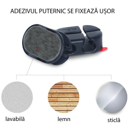 Organizator Cabluri Ringke, Set 6 bucati, Negru