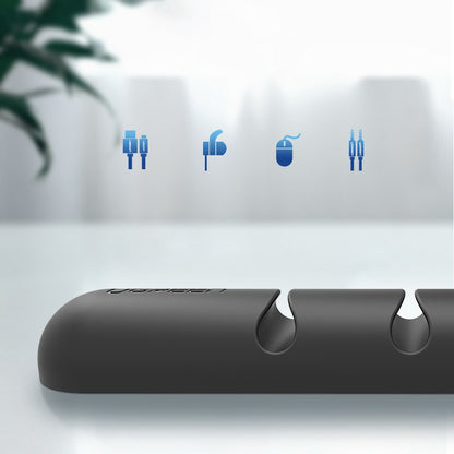 Organizator Cabluri UGREEN, Set 2 bucati, Negru