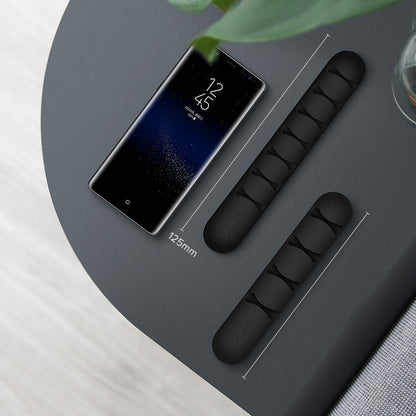 Organizator Cabluri UGREEN, Set 2 bucati, Negru