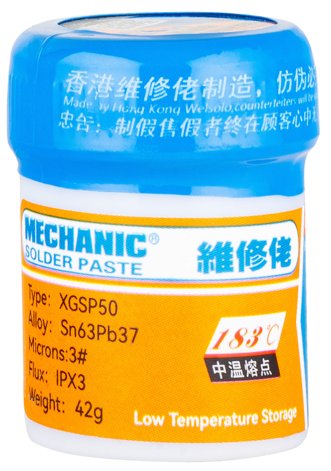 Pasta Fludor Mechanic XGSP50, Punct Topire 183 Grade