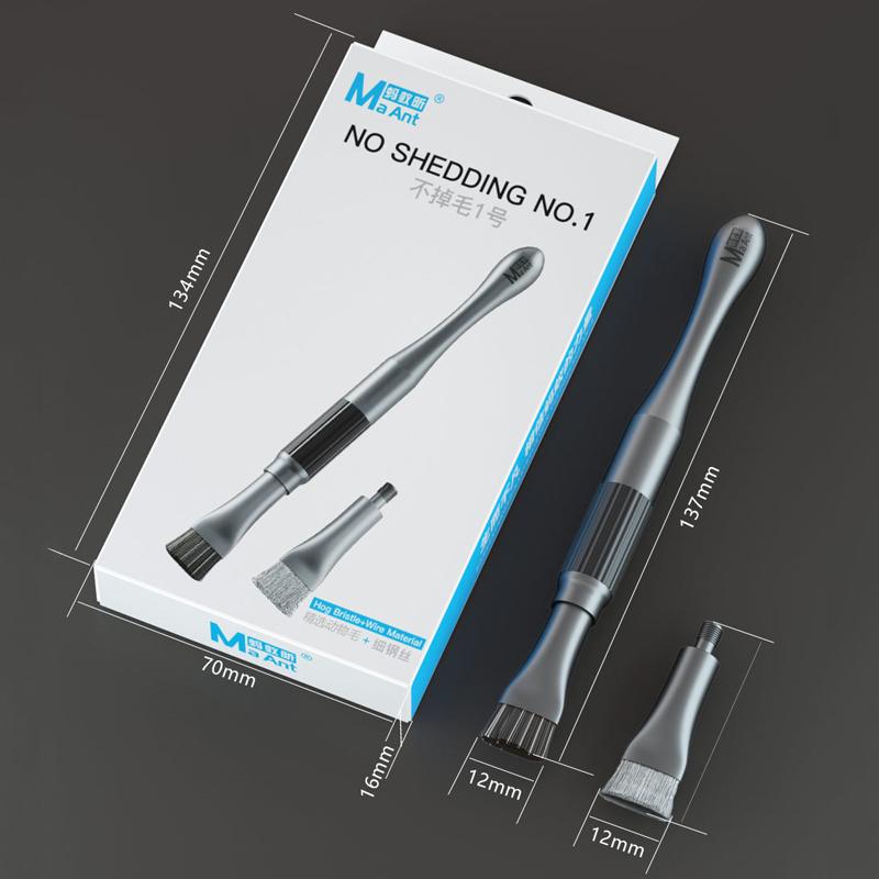 Perie Antistatica MaAnt 2in1, Gri