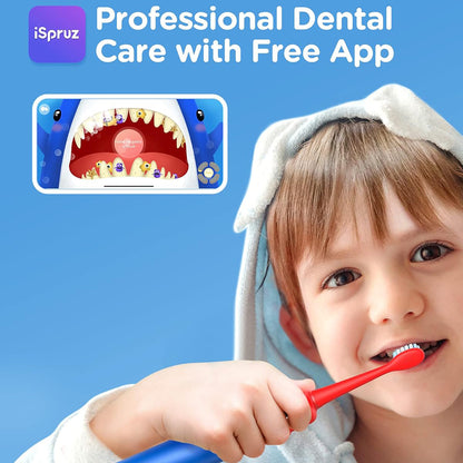 Periuta De Dinti Electrica Bitvae BVK7S Kids, Albastra Rosie