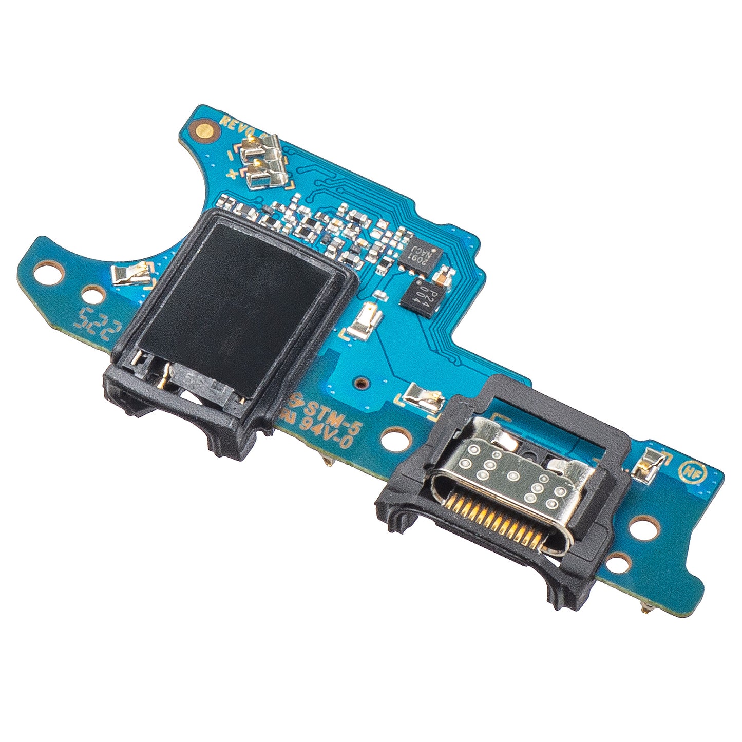 Placa cu Conector Incarcare - Audio - Microfon Samsung Galaxy A03s A037, Service Pack GH81-21245A