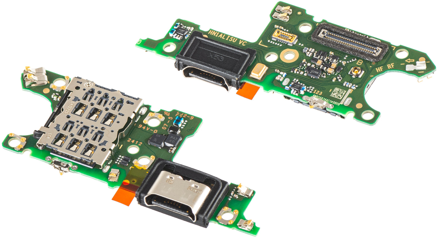 Placa cu Conector Incarcare - Microfon - Modul Cititor SIM Honor Magic6 Lite, Service Pack 0235AHJH