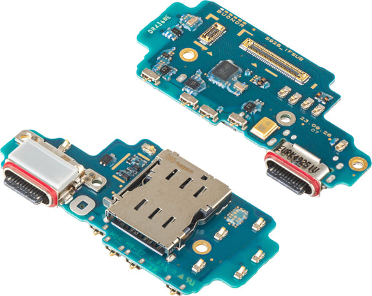 Placa cu Conector Incarcare - Microfon - Modul Cititor SIM Samsung Galaxy S24 Ultra S928, Service Pack GH96-16497A