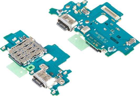 Placa cu Conector Incarcare - Microfon - Modul Cititor SIM Samsung Galaxy A37 5G, Service Pack GH96-21038A