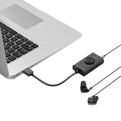 Placa de sunet USB Orico SC2, 3 x Jack 3.5mm, Neagra