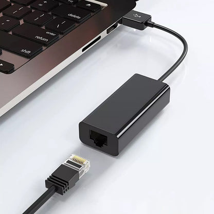 Placa Retea Techsuit AC19, RJ45, USB, Neagra