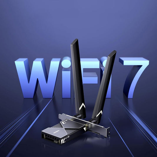 Placa Retea UGREEN BE6500 (55204), Wi-Fi 7 / Bluetooth 5.4, PCIe, Neagra