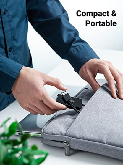 Placa Retea UGREEN CR111, RJ45, USB 3.0, Alb