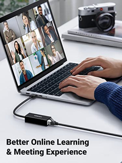 Placa Retea UGREEN CR111, RJ45, USB 3.0, Alb