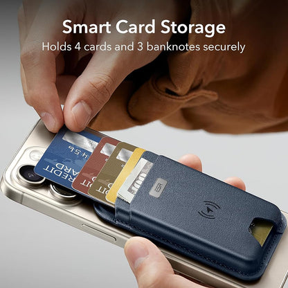 Portofel Magsafe, ESR, Classic Geo, Bleumarin