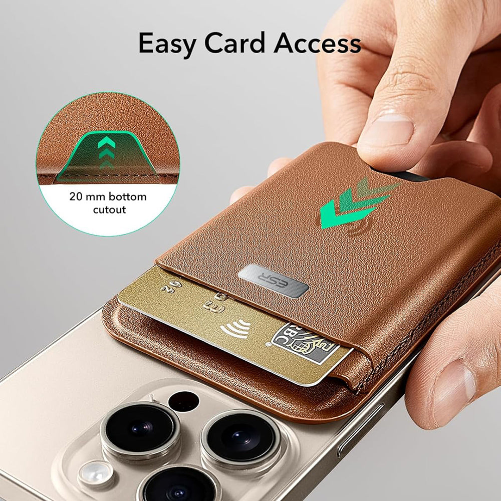 Portofel Magsafe, ESR, Classic Geo, Maro