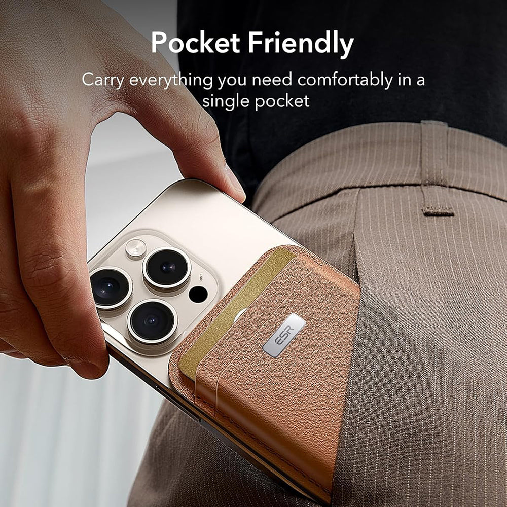 Portofel Magsafe, ESR, Classic Geo, Maro