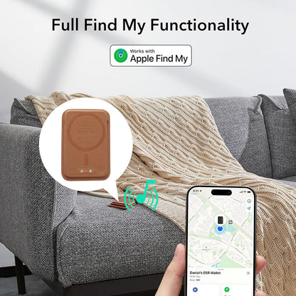 Portofel Magsafe, ESR, Classic Geo, Maro