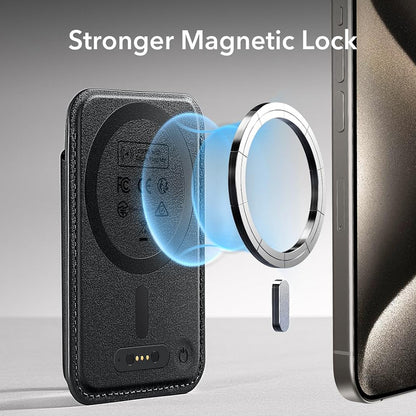 Portofel MagSafe, ESR, Classic Geo, Negru