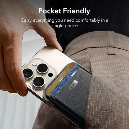 Portofel MagSafe, ESR, Classic Geo, Negru