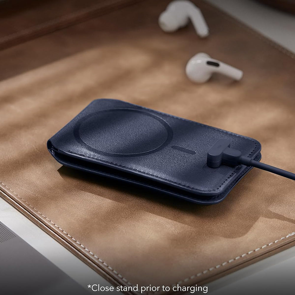 Portofel Magsafe, ESR, Findy my Wallet, Bleumarin