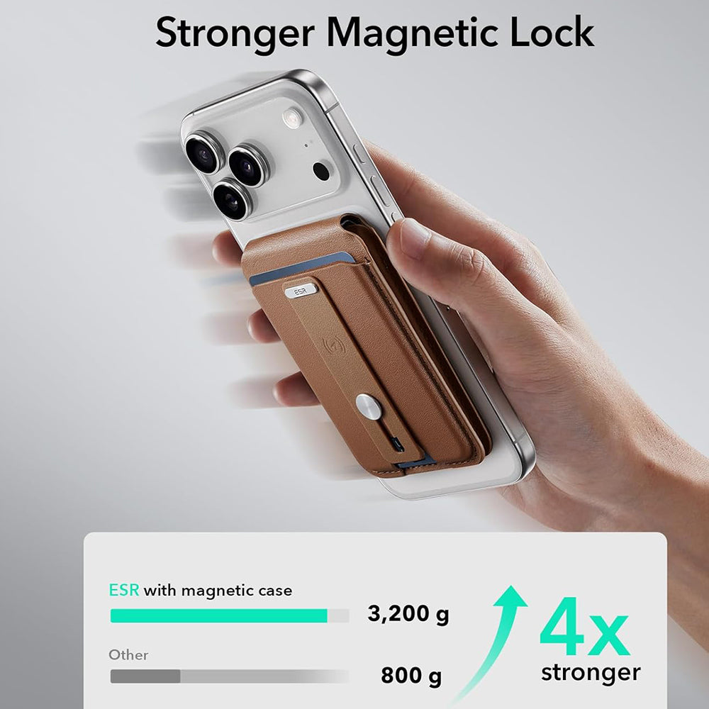 Portofel MagSafe, ESR, Findy my Wallet 5C, Maro