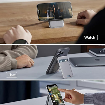 Portofel Magsafe, ESR, Gri