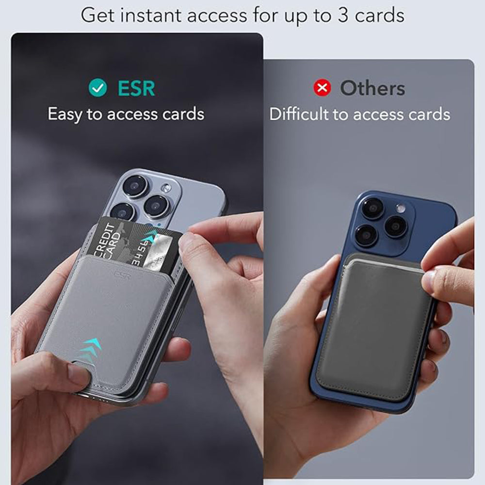 Portofel Magsafe, ESR, Gri